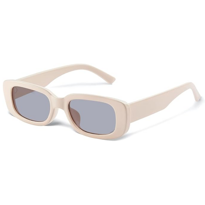 Lightweight women’s retro sunglasses – rectangular Y2K design, UV400 protection, for summer 2025