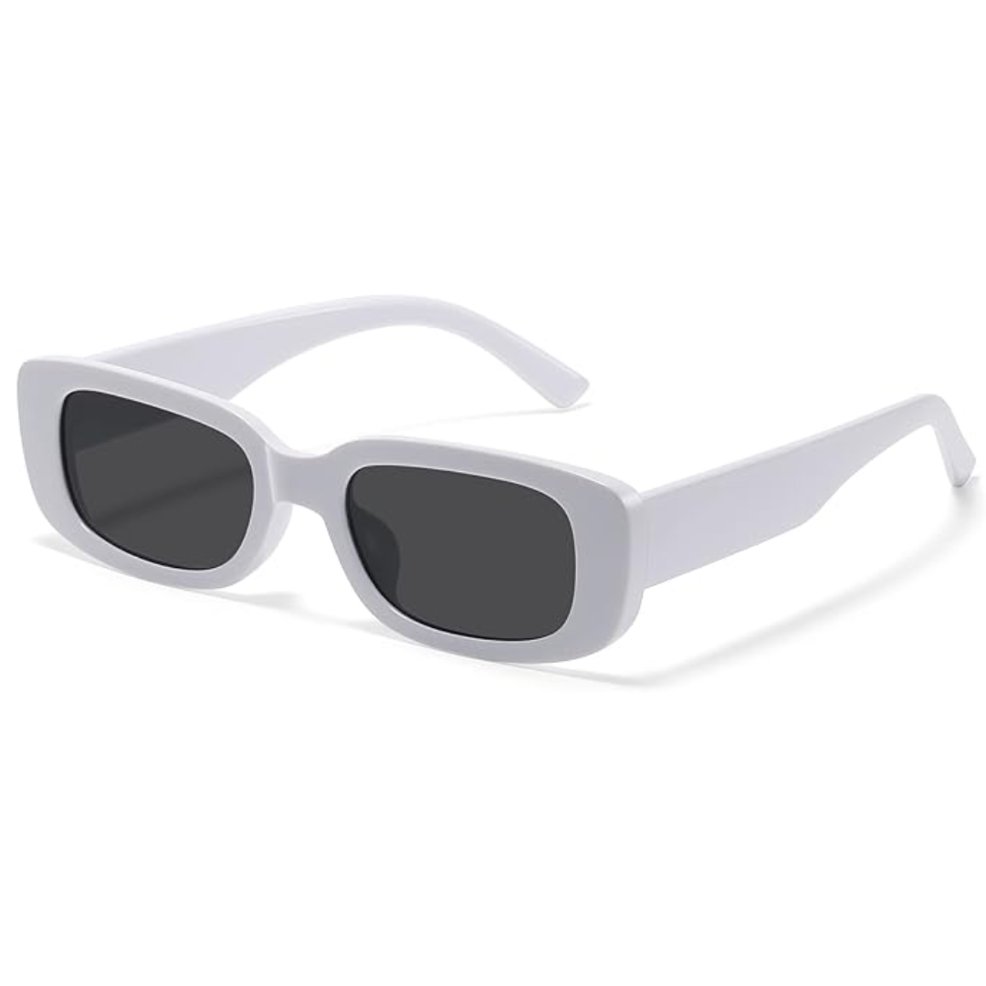 Lightweight women’s retro sunglasses – rectangular Y2K design, UV400 protection, for summer 2025