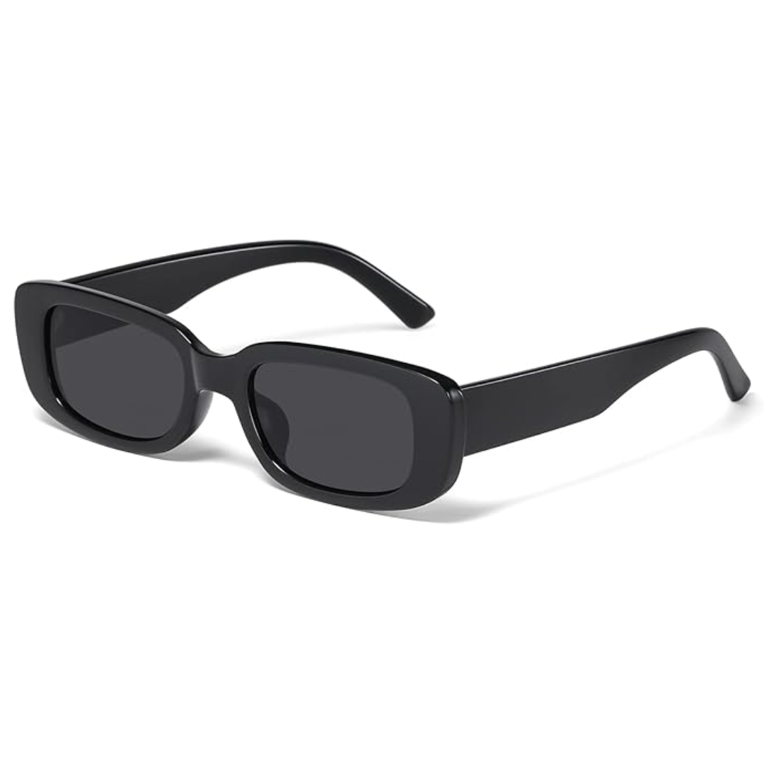Lightweight women’s retro sunglasses – rectangular Y2K design, UV400 protection, for summer 2025