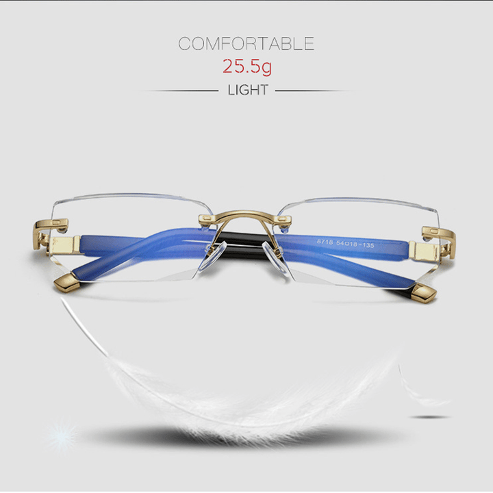 Lightweight unisex multifocal reading glasses – seamless transition, TR90 and titanium, for daily use and screen work