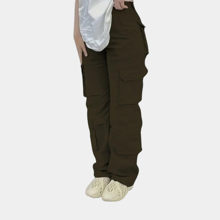 Lightweight &amp; versatile women’s cargo pants – breathable design, durable fabric, ideal for summer