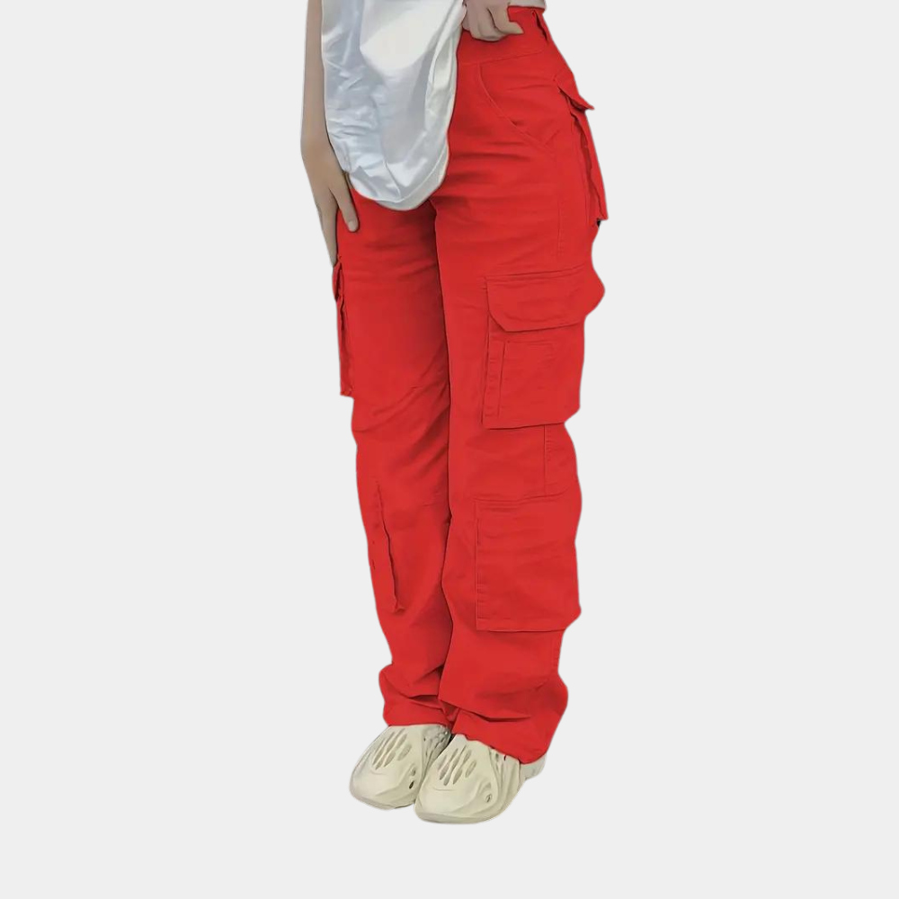 Lightweight &amp; versatile women’s cargo pants – breathable design, durable fabric, ideal for summer