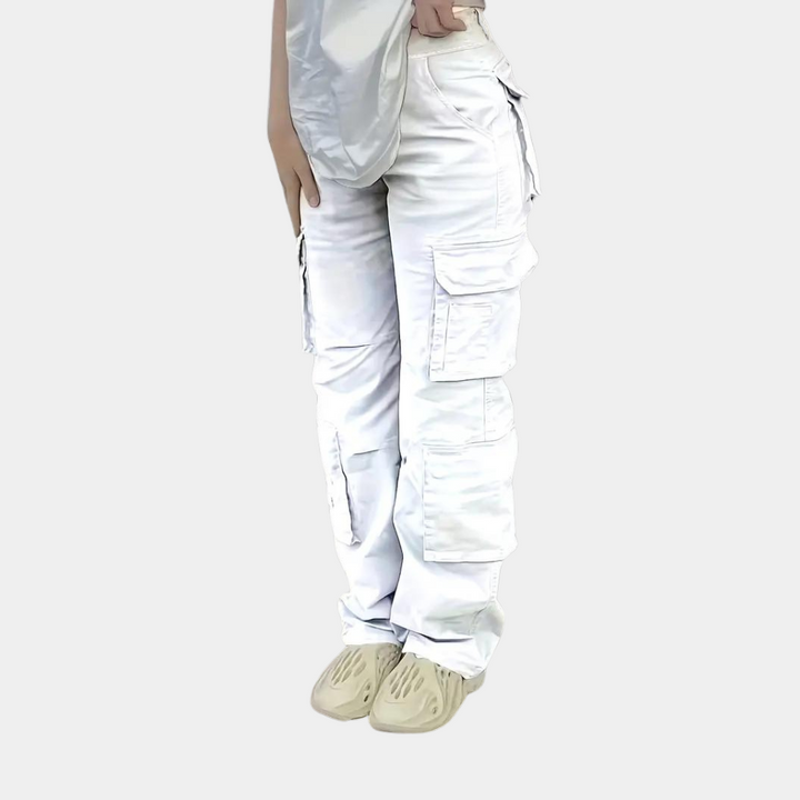 Lightweight &amp; versatile women’s cargo pants – breathable design, durable fabric, ideal for summer