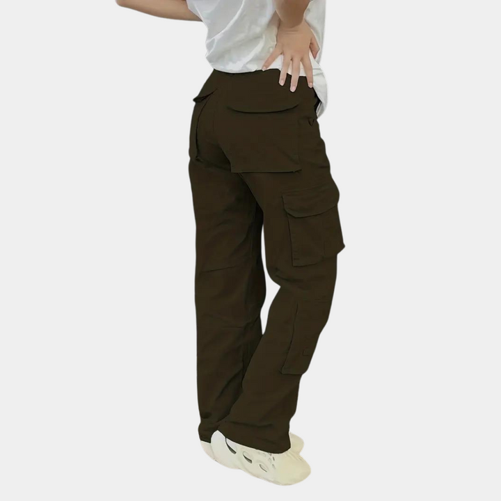 Lightweight &amp; versatile women’s cargo pants – breathable design, durable fabric, ideal for summer