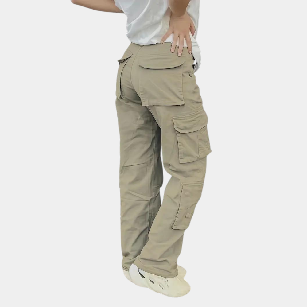 Lightweight &amp; versatile women’s cargo pants – breathable design, durable fabric, ideal for summer