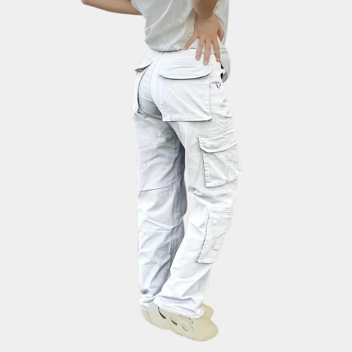 Lightweight &amp; versatile women’s cargo pants – breathable design, durable fabric, ideal for summer