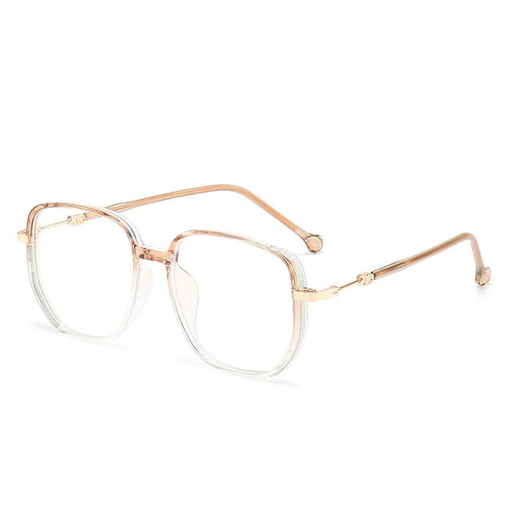 Lightweight women’s anti-blue light reading glasses – rimless design, durable, for screen work