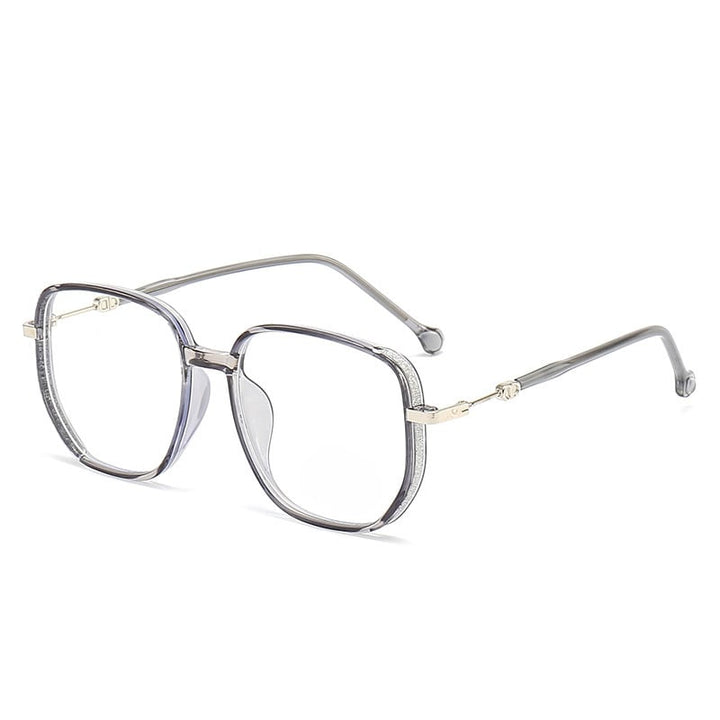Lightweight women’s anti-blue light reading glasses – rimless design, durable, for screen work