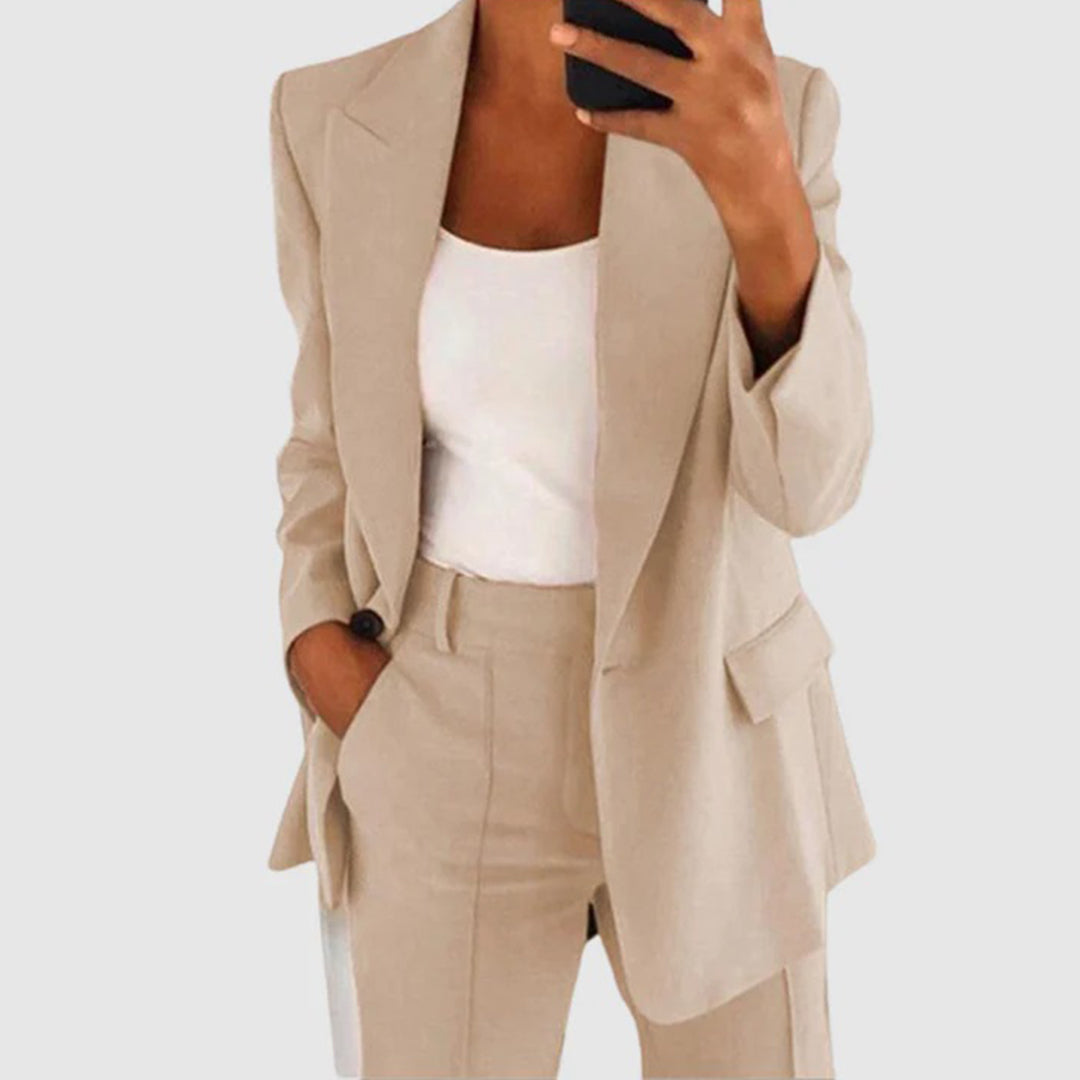 Lightweight &amp; breathable women’s blazer – tailored fit, durable fabric, for office or casual wear