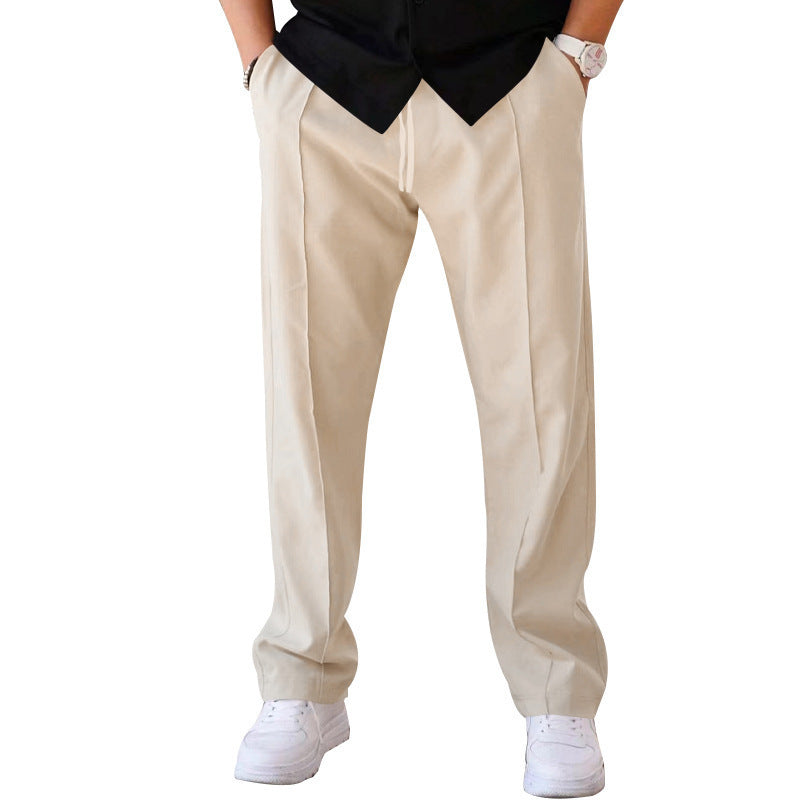 Lightweight &amp; comfortable men’s wide-leg pants – breathable fabric, casual style, perfect for summer