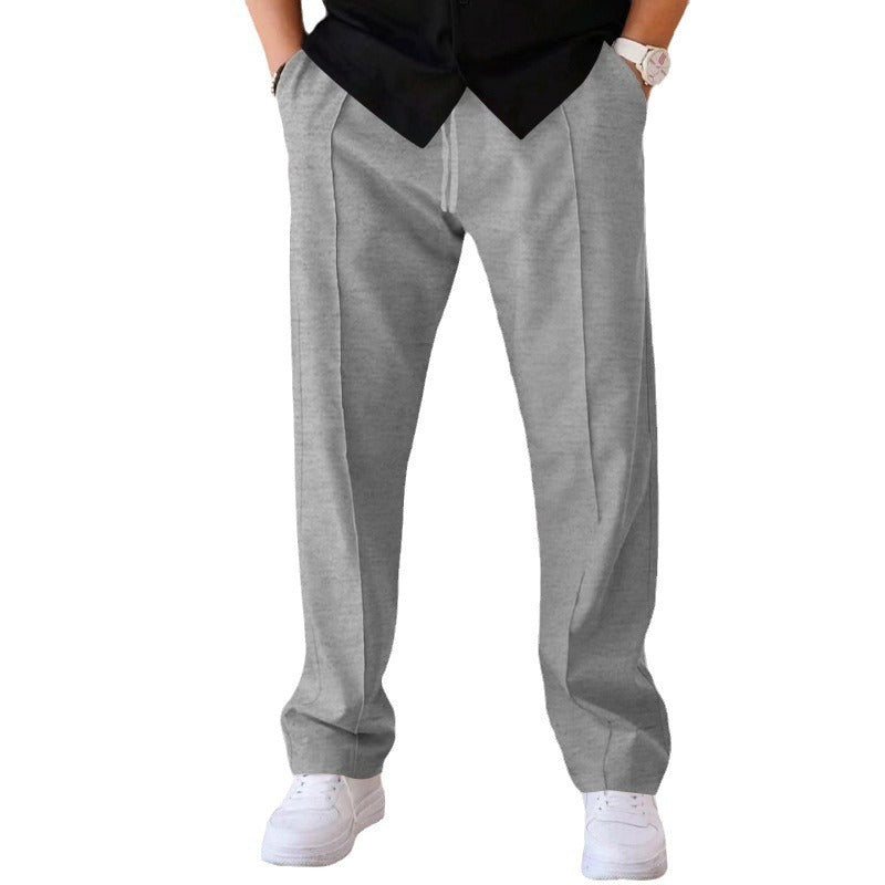 Lightweight &amp; comfortable men’s wide-leg pants – breathable fabric, casual style, perfect for summer