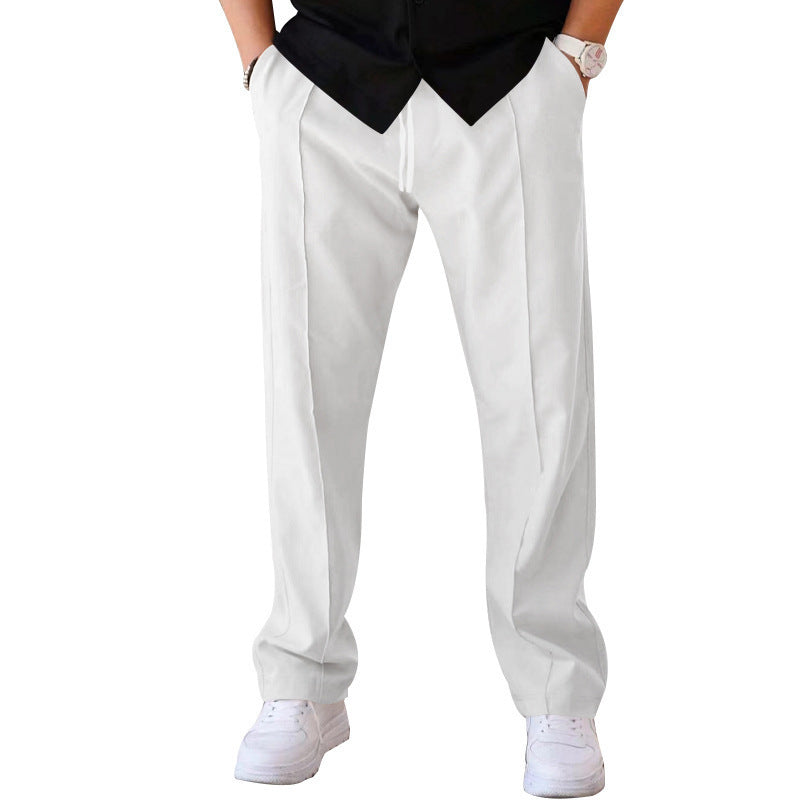 Lightweight &amp; comfortable men’s wide-leg pants – breathable fabric, casual style, perfect for summer