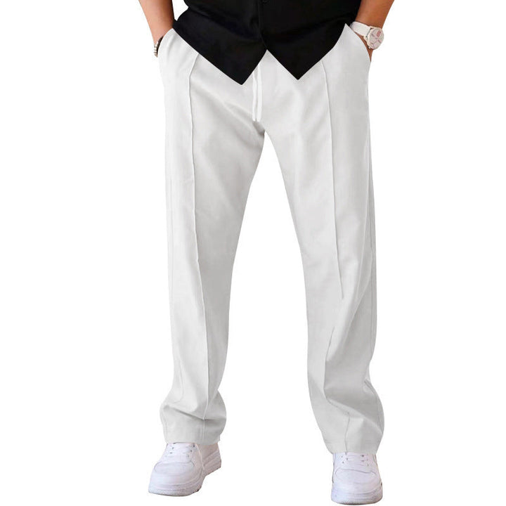 Lightweight &amp; comfortable men’s wide-leg pants – breathable fabric, casual style, perfect for summer