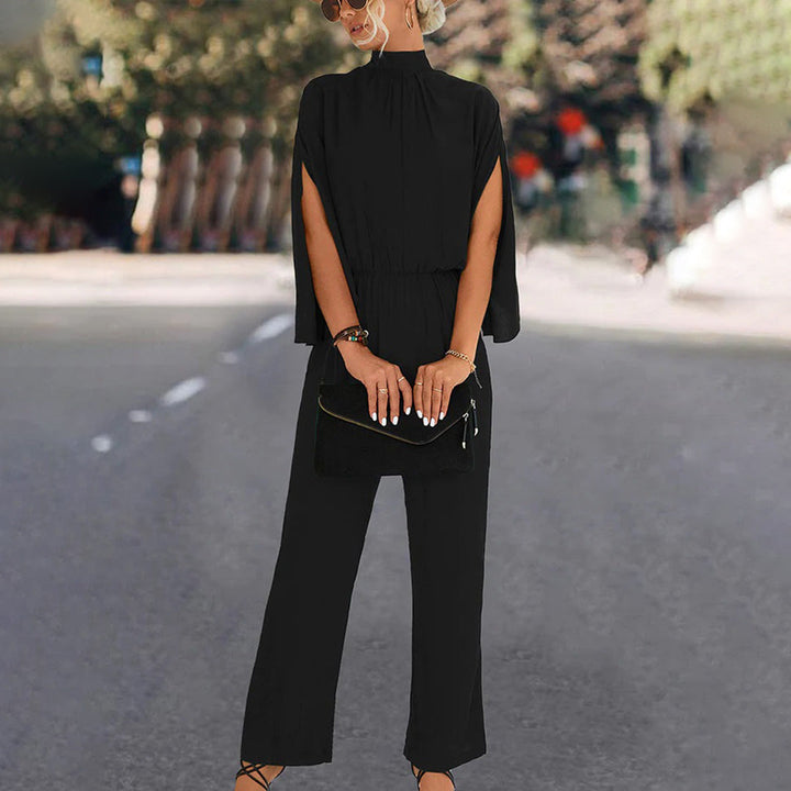 Lightweight &amp; flattering women’s jumpsuit – adjustable straps, breathable fabric, for casual outings