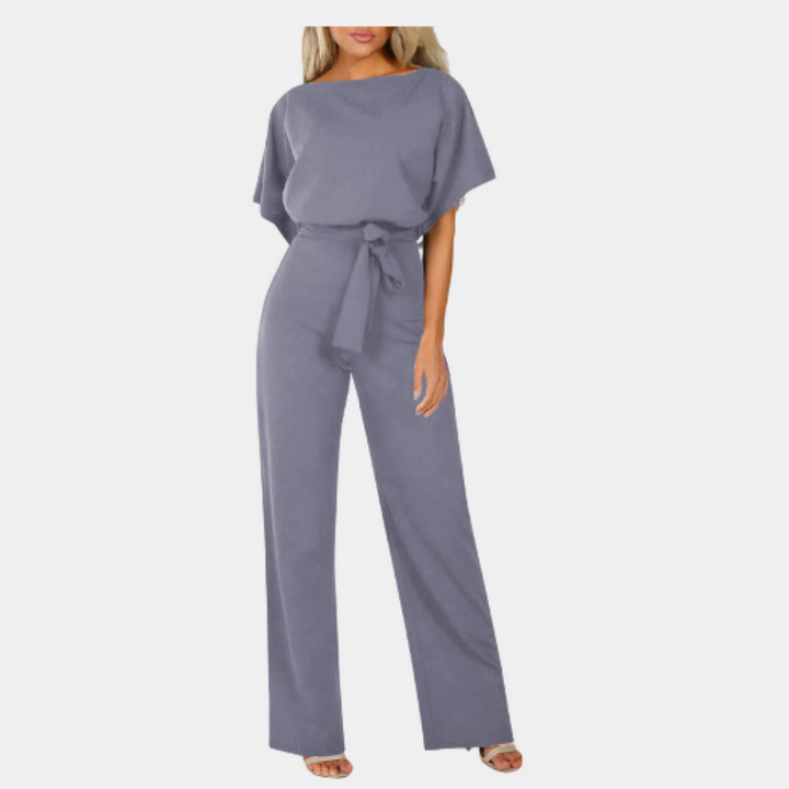 Lightweight &amp; flattering women’s jumpsuit – classic cut, breathable fabric, for any occasion