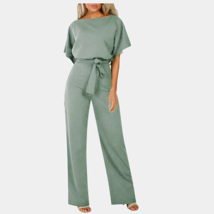 Lightweight &amp; flattering women’s jumpsuit – classic cut, breathable fabric, for any occasion