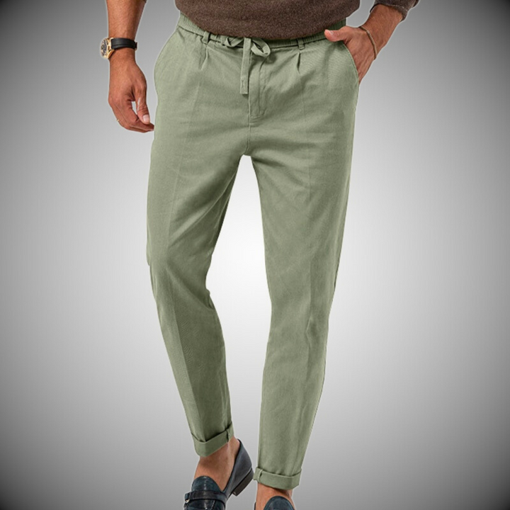 Lightweight men’s hybrid pants – slim fit, breathable fabric, for casual and active wear