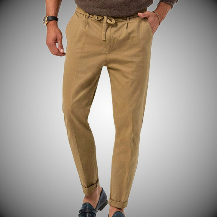 Lightweight men’s hybrid pants – slim fit, breathable fabric, for casual and active wear