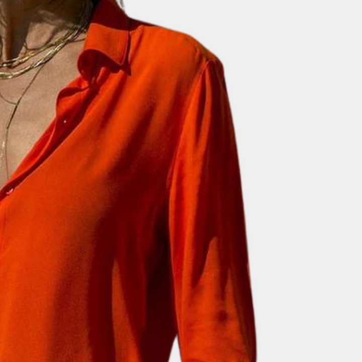 Lightweight women’s blouse – breathable cotton, for casual and formal occasions
