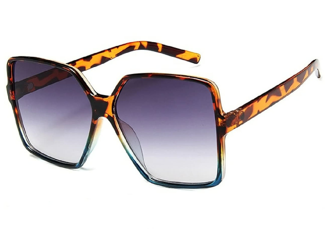 Lightweight women’s sunglasses – oversized square frames, UV protection, for summer outings