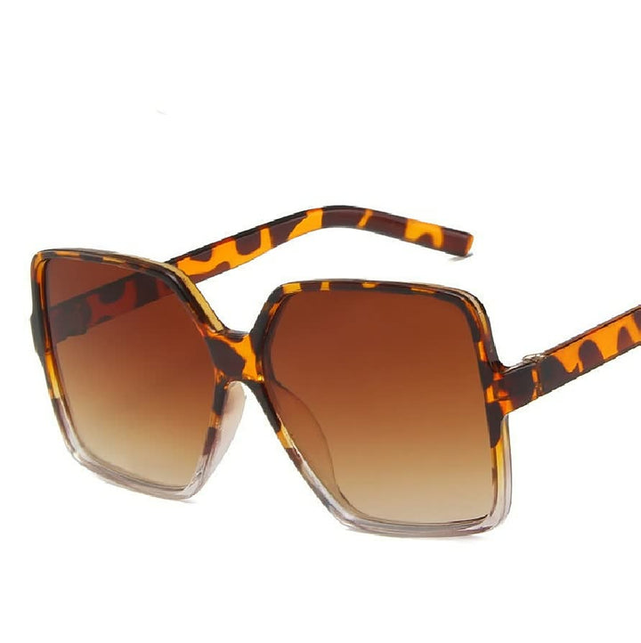Lightweight women’s sunglasses – oversized square frames, UV protection, for summer outings