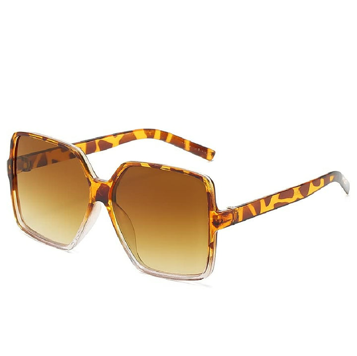 Lightweight women’s sunglasses – oversized square frames, UV protection, for summer outings