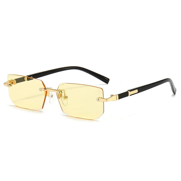 Lightweight women’s sunglasses – rectangular frame, minimalist design, for summer