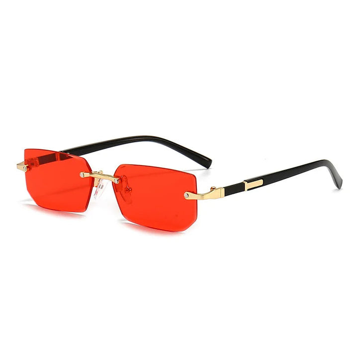 Lightweight women’s sunglasses – rectangular frame, minimalist design, for summer