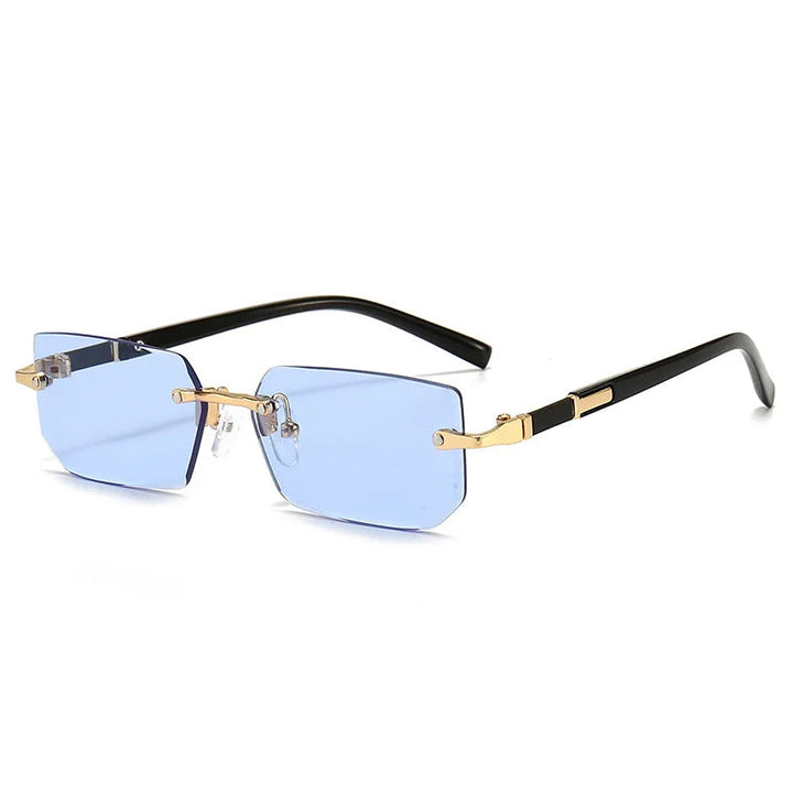 Lightweight women’s sunglasses – rectangular frame, minimalist design, for summer