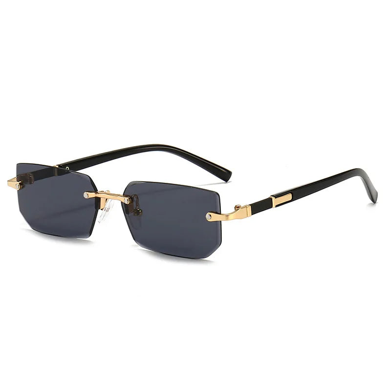 Lightweight women’s sunglasses – rectangular frame, minimalist design, for summer