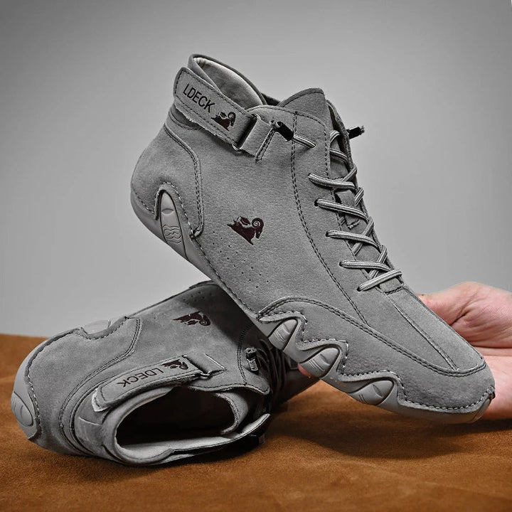 Unisex Leather Barefoot Shoes with Anti-Slip Design and Breathable Comfort for Daily Wear