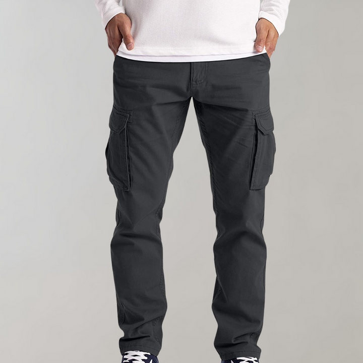 Mens Cargo Pants with Spacious Pockets and Comfortable Fit for Everyday Wear
