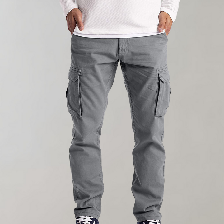 Mens Cargo Pants with Spacious Pockets and Comfortable Fit for Everyday Wear
