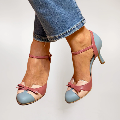 Comfortable Stilettos with Soft Footbed and Ankle Strap for Stability, 4-Inch Heels