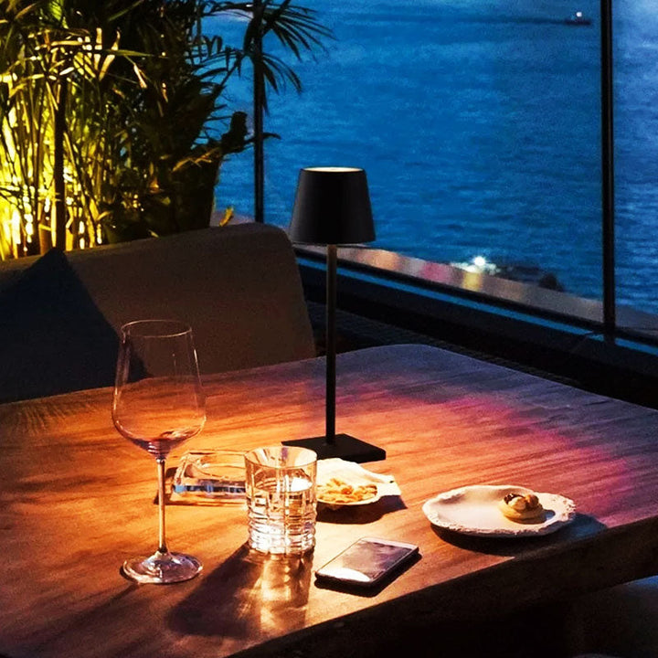 Touch-Control Rechargeable LED Lamp - 10 colours, Waterproof for Indoor and Outdoor Use