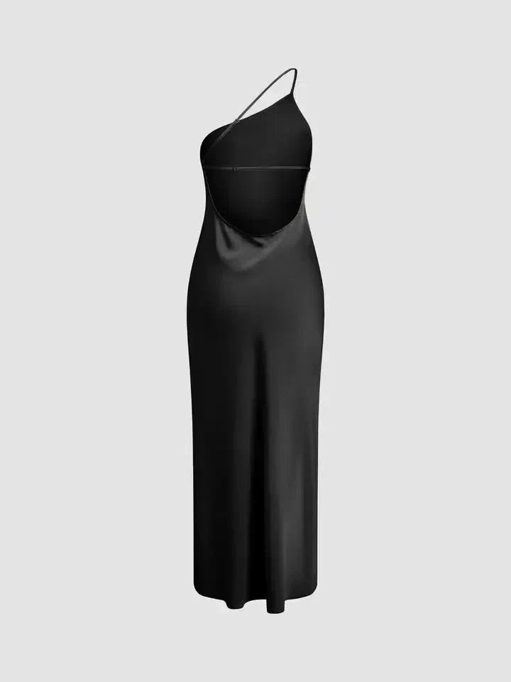 Layered Maxi Dress for Women with Crisscross Straps and Flowing Skirt in Vibrant Yellow for Summer Events