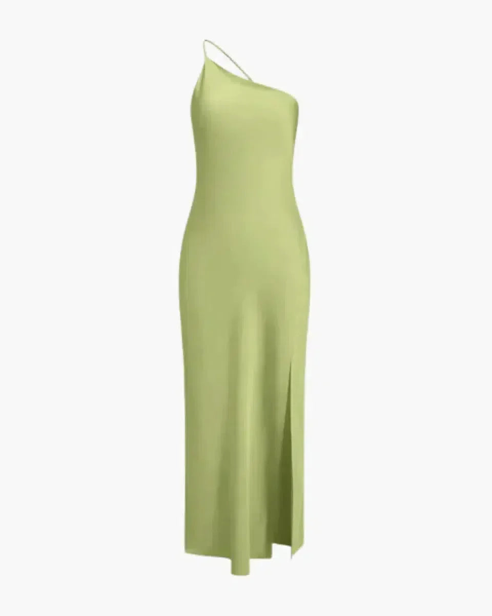 Layered Maxi Dress for Women with Crisscross Straps and Flowing Skirt in Vibrant Yellow for Summer Events