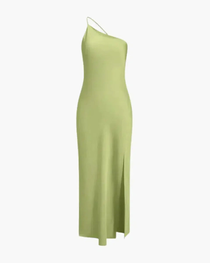 Layered Maxi Dress for Women with Crisscross Straps and Flowing Skirt in Vibrant Yellow for Summer Events