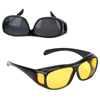 Lightweight unisex polarized night vision glasses – anti-reflective, UV protection, for safe driving