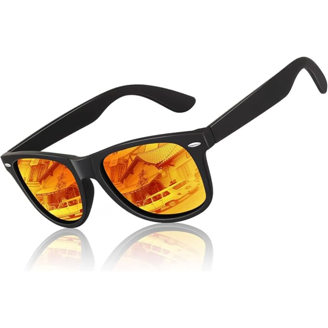 Lightweight unisex retro sunglasses – polarized design, classic style, for summer activities
