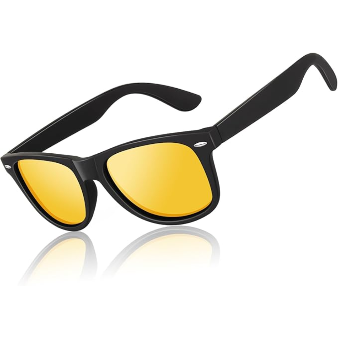 Lightweight unisex retro sunglasses – polarized design, classic style, for summer activities