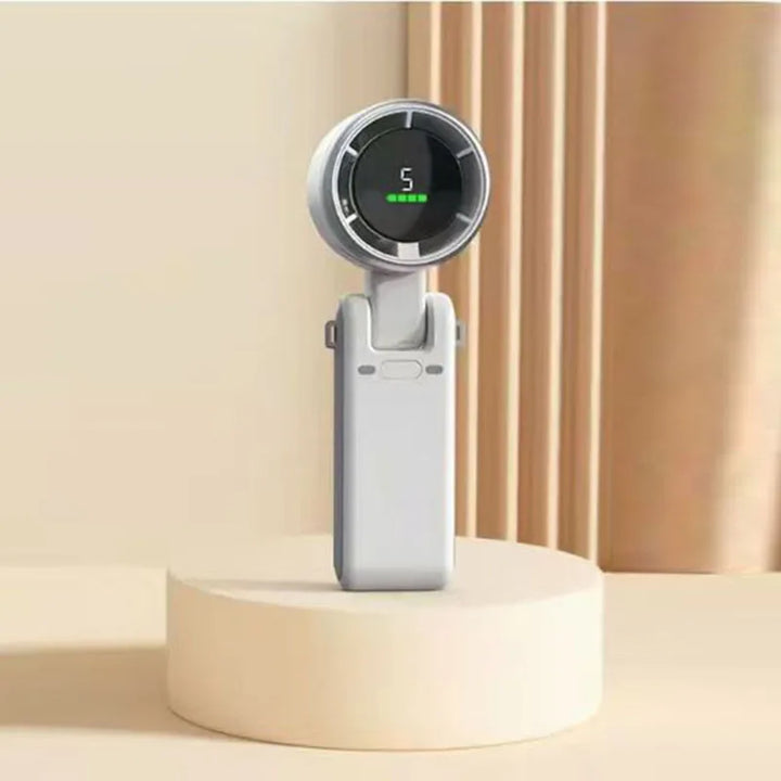 Portable Mini Fan, 180-Degree Folding Design, Battery Operated Hand Held Personal Fan with High-Speed Turbo Functionality