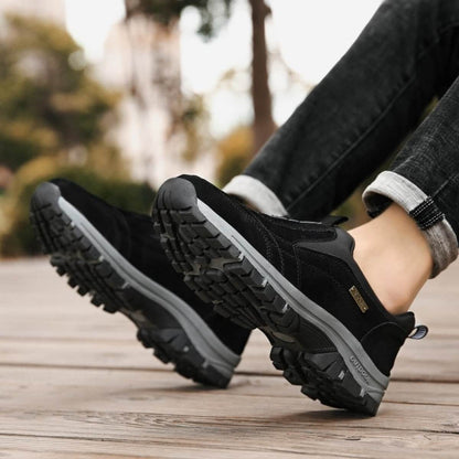 Orthopedic Hiking Shoes for Women with Non-Slip Rubber Sole and Comfortable Round Toe Design