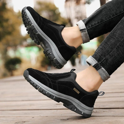 Orthopedic Hiking Shoes for Women with Non-Slip Rubber Sole and Comfortable Round Toe Design