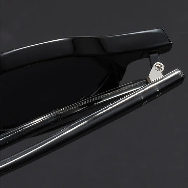 Robust men’s sunglasses – classic round design, lightweight material, for everyday wear