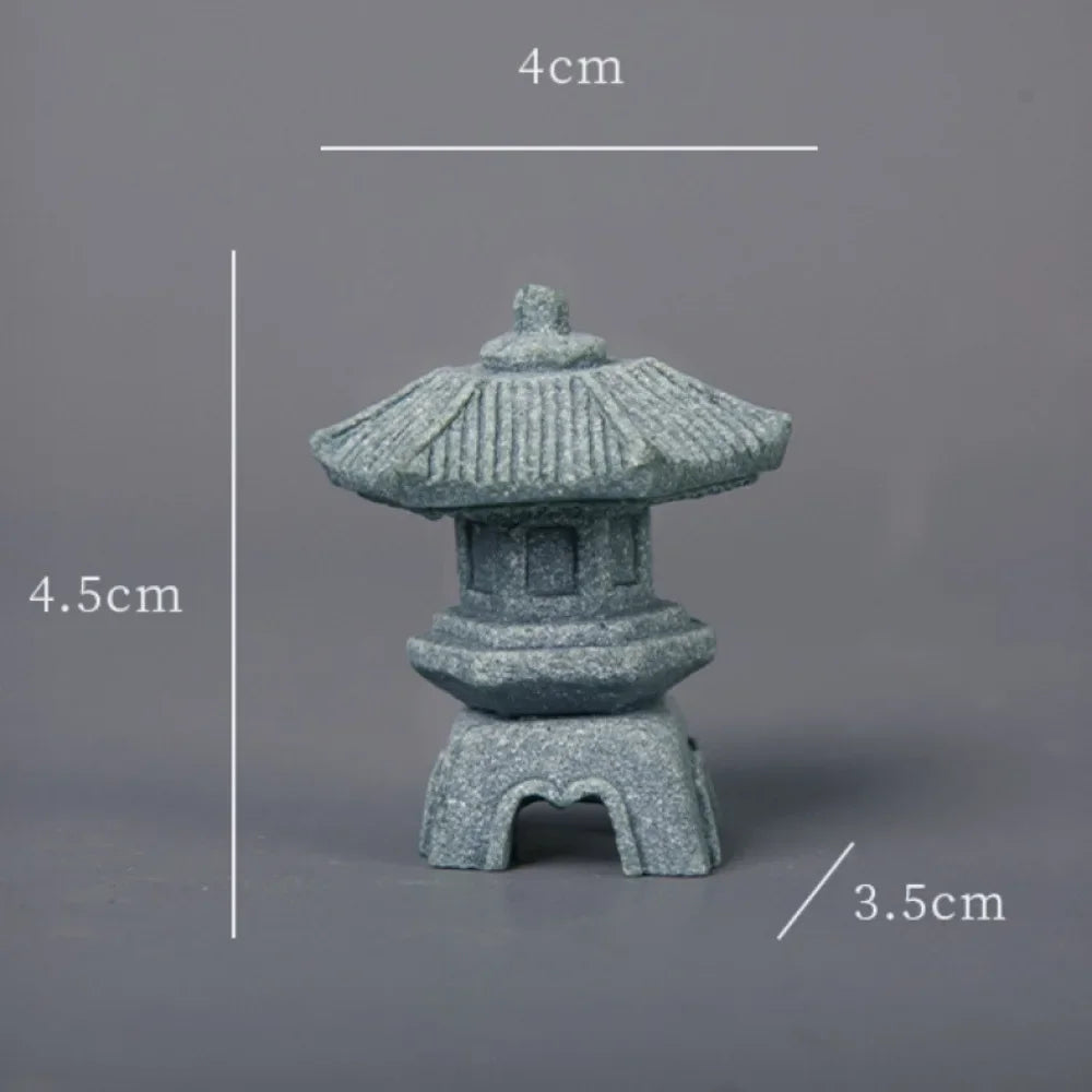 Pagoda Lantern Garden Statue Zen Yard Light Miniature Lamp for Micro Landscape Decor Fall 2026 Trend