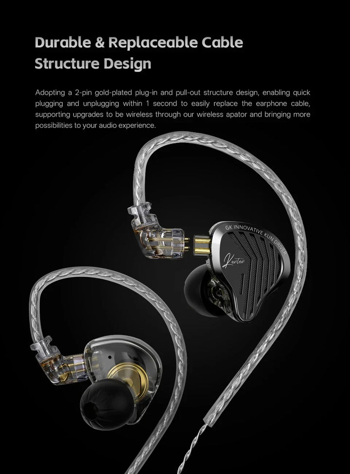 Earphones Dynamic Driver HiFi Earbuds With Detachable Cable For DJ Use Summer 2026 Trend