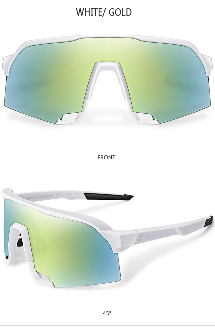 Lightweight unisex sports sunglasses – UV400 polycarbonate lenses, cycling, running, fishing