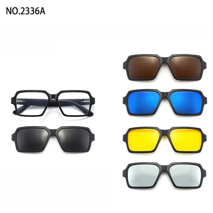 Magnetic Clip Sunglasses Interchangeable Lens Set 5 Lenses Polarized Prescription Ready Summer 2026 Gift