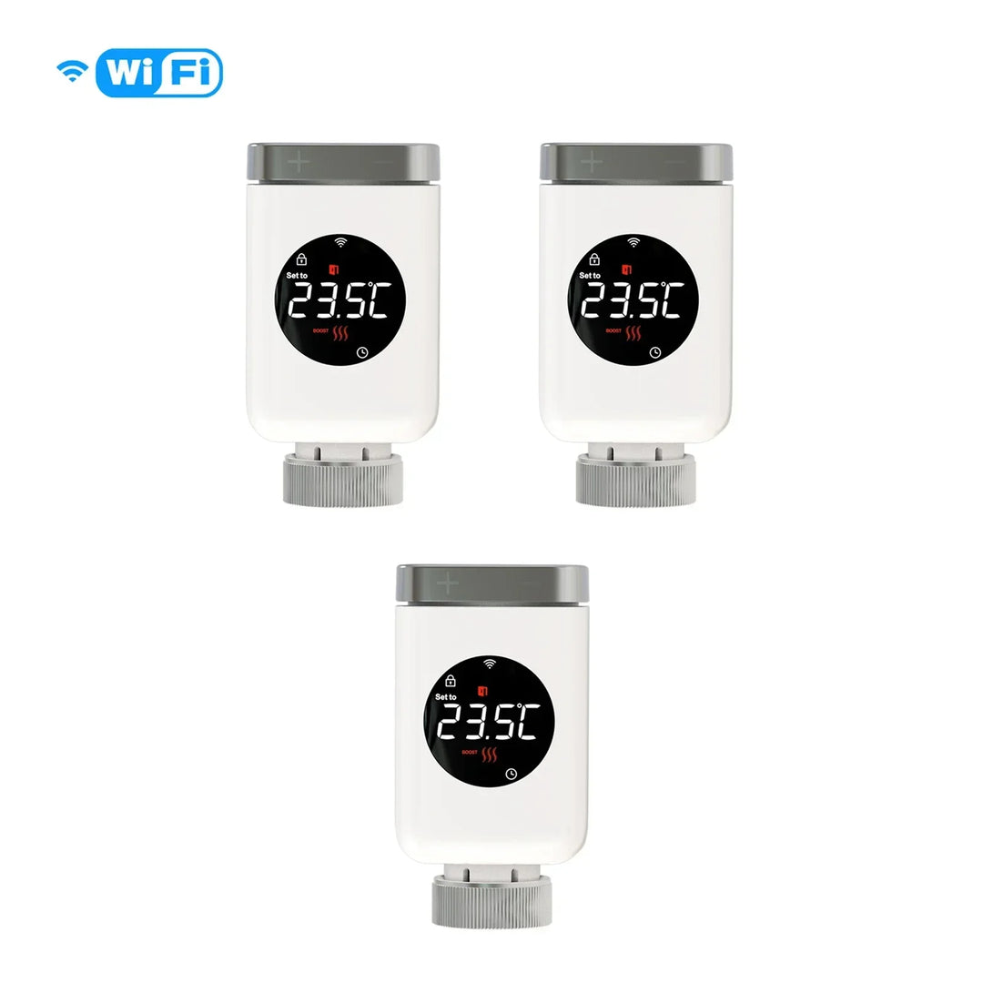 Smart Thermostat Radiator Valve TRV With WiFi ZigBee App Remote Control Energy Saving Fall 2025